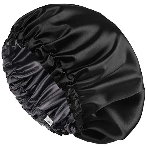 Satin Lined Bonnet Reversible Double Layer Sleeping Hat