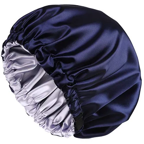 Satin Lined Bonnet Reversible Double Layer Sleeping Hat