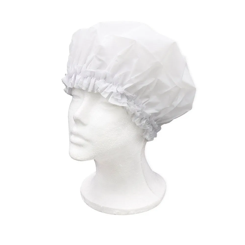 Satin Lined Shower Cap - Coconut Oil Treated