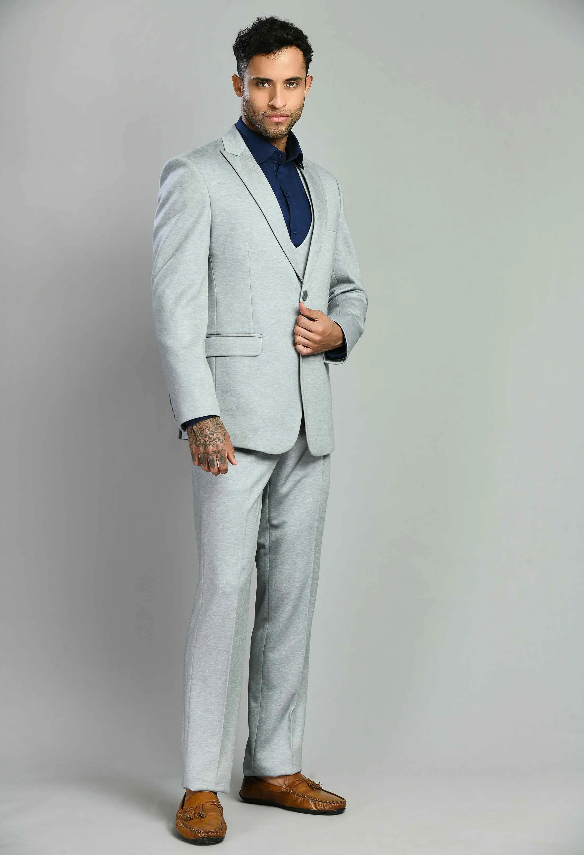 Single-Breasted Smart Fit Suit Set