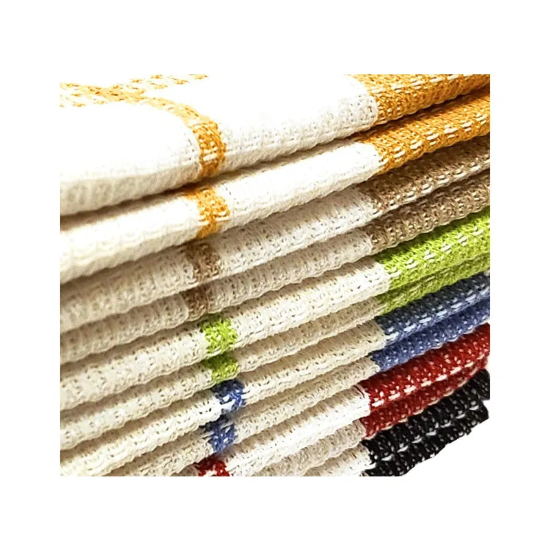 Soft Textiles 12 Pack 100% Cotton Waffle Weave Kitchen Dish Cloths, Ultra Soft 13x13