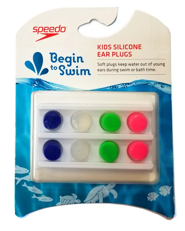 Speedo Kids Silicone Ear Plugs (8 Pack)