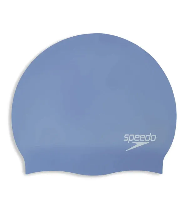 Speedo Women's Long Hair Swim Caps (Blue/ Purple)