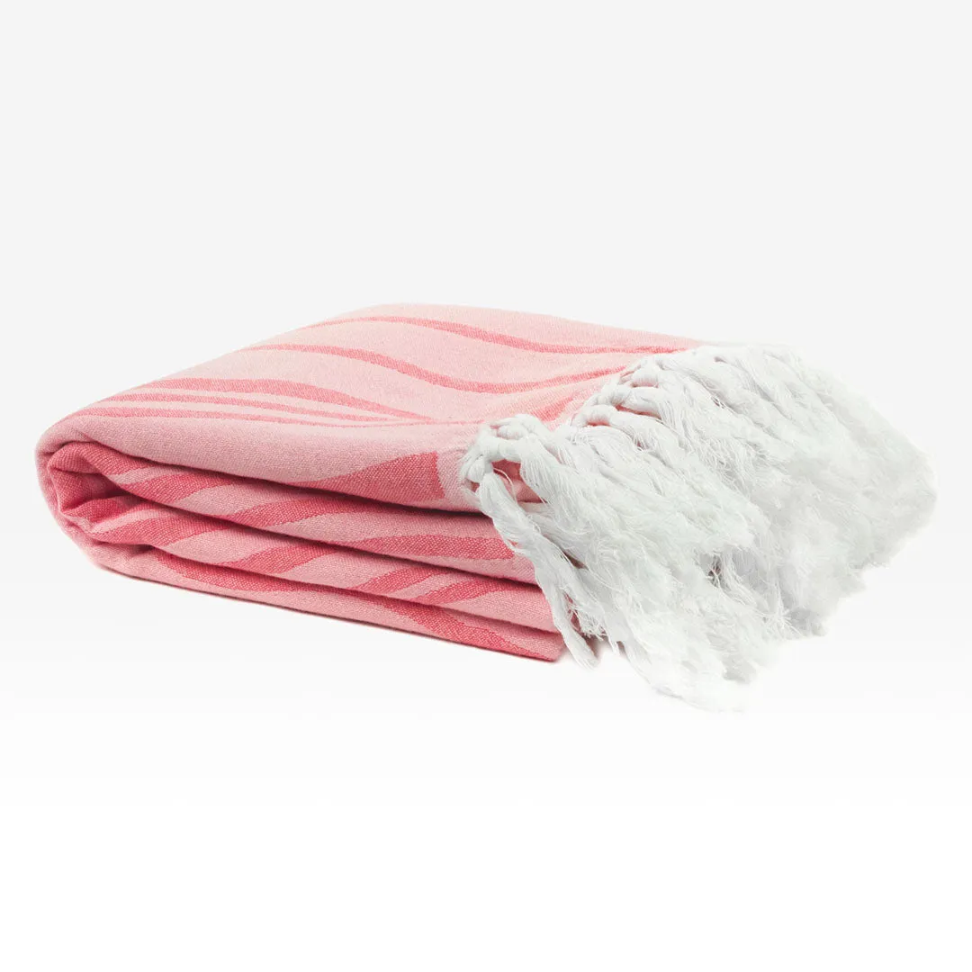 Turkish Towel – Pink Wave Set