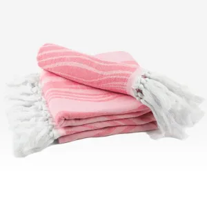 Turkish Towel – Pink Wave Set