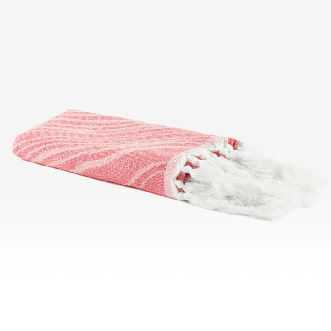 Turkish Towel – Pink Wave Set