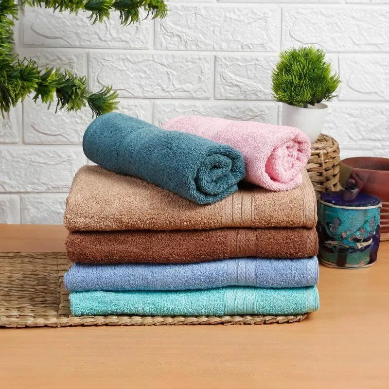 Ultra Lux Hand Towel (Multicolor) - Six Piece Set