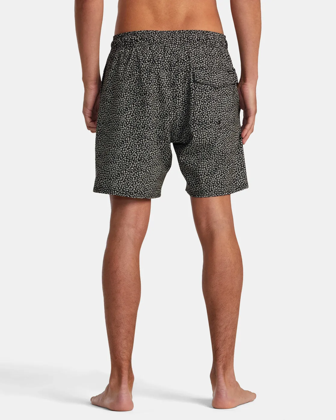 VA Elastic Waist 17" Boardshorts - RVCA Black