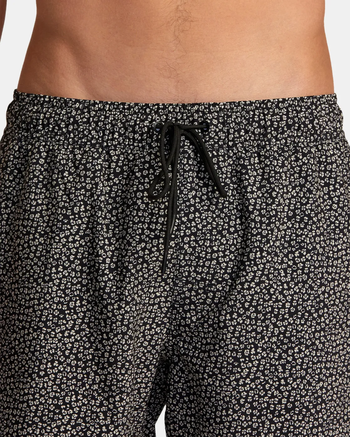 VA Elastic Waist 17" Boardshorts - RVCA Black