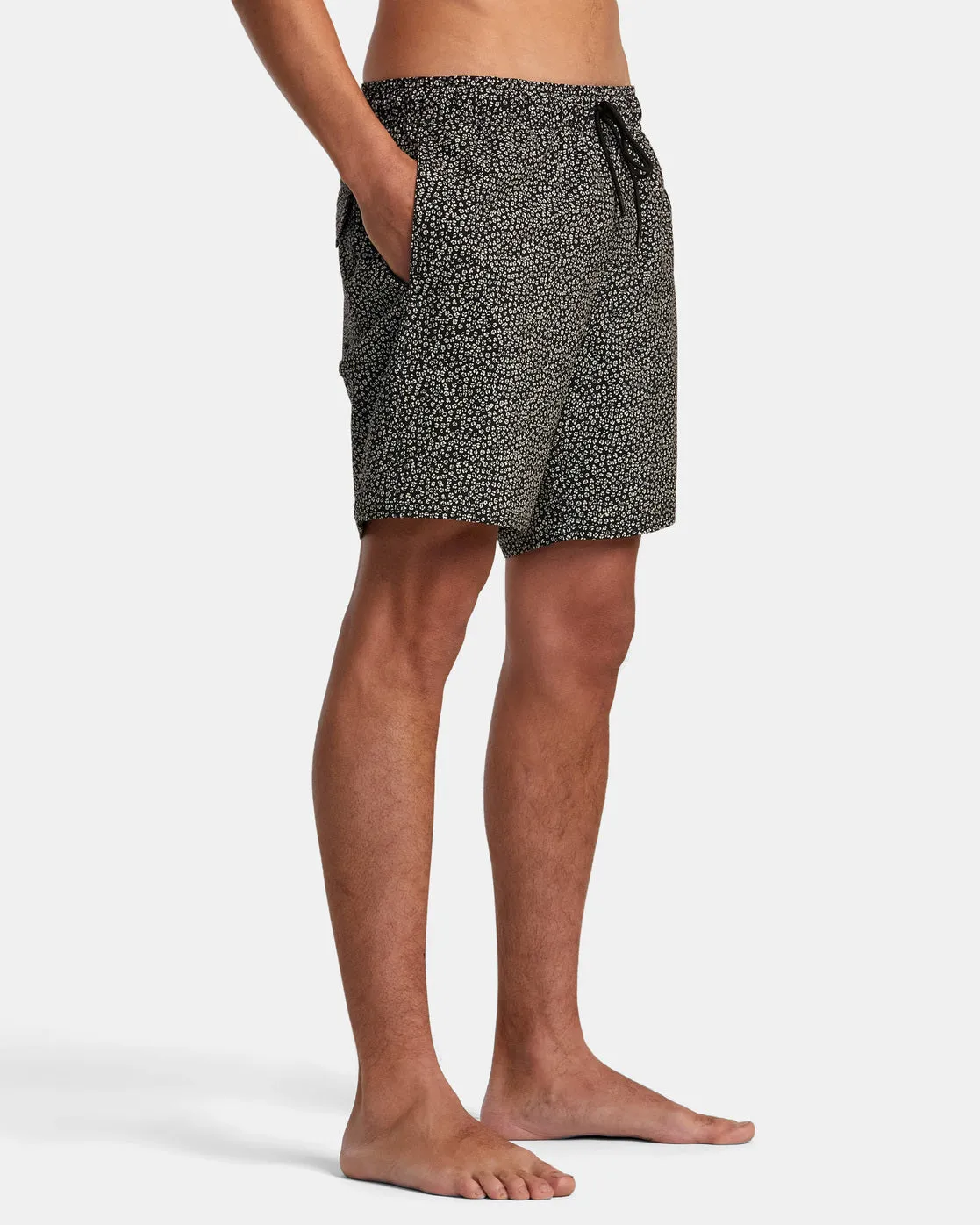 VA Elastic Waist 17" Boardshorts - RVCA Black