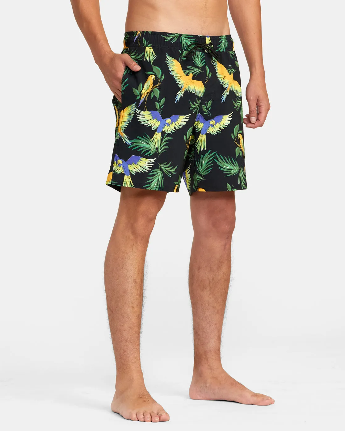 VA Elastic Waist Boardshorts 17" - Parrot