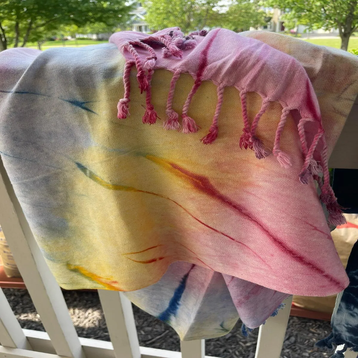 Wonder Tie Dye Pestemal Turkish Towel